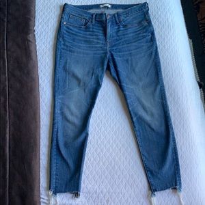Madewell 9” High-Rise Skinny Cropped Jeans Size 32